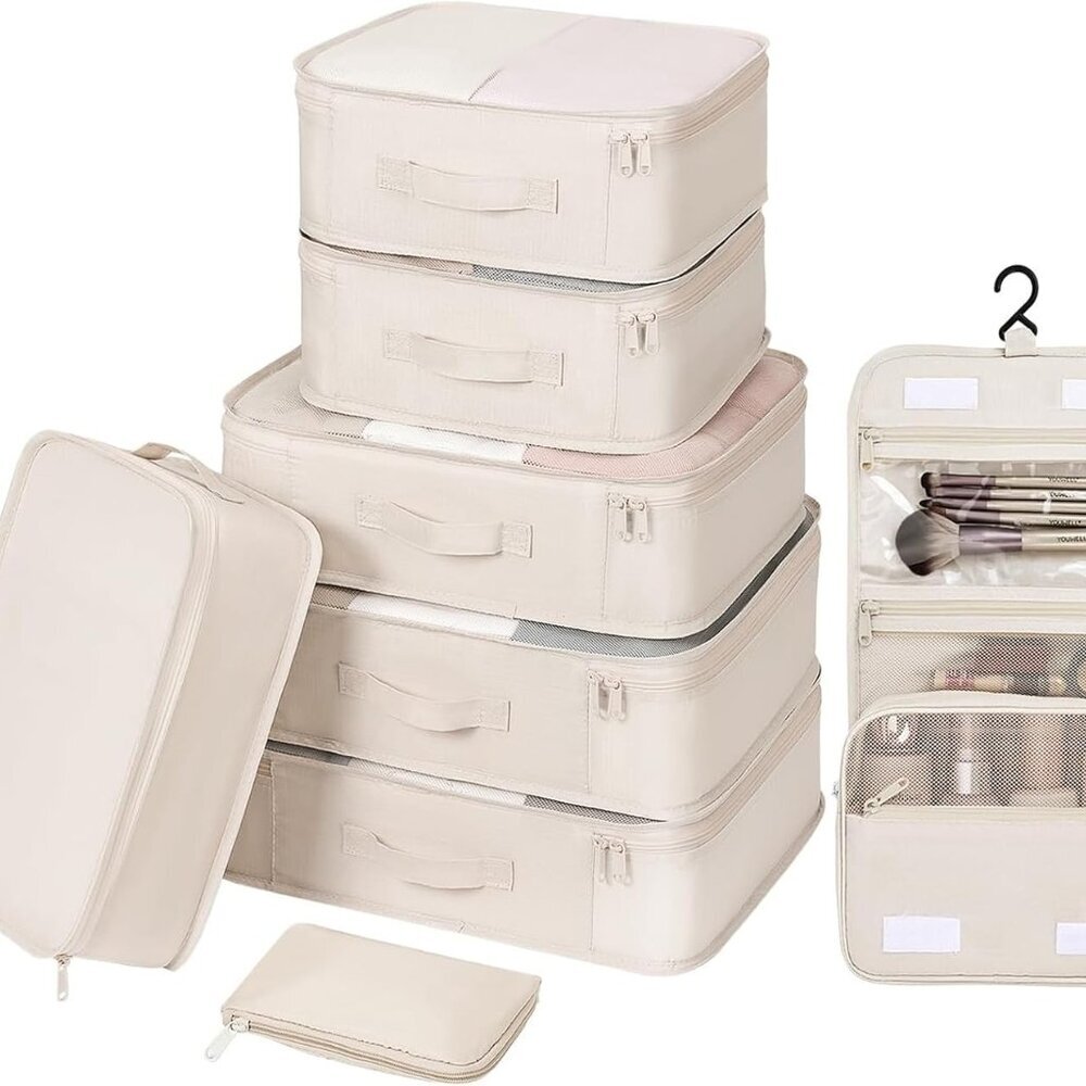 Packing Cubes for Travel - Organizer Bags Set for Carry on Suitcase Lightweight